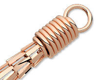 Lantern chain inserted into cord coil
